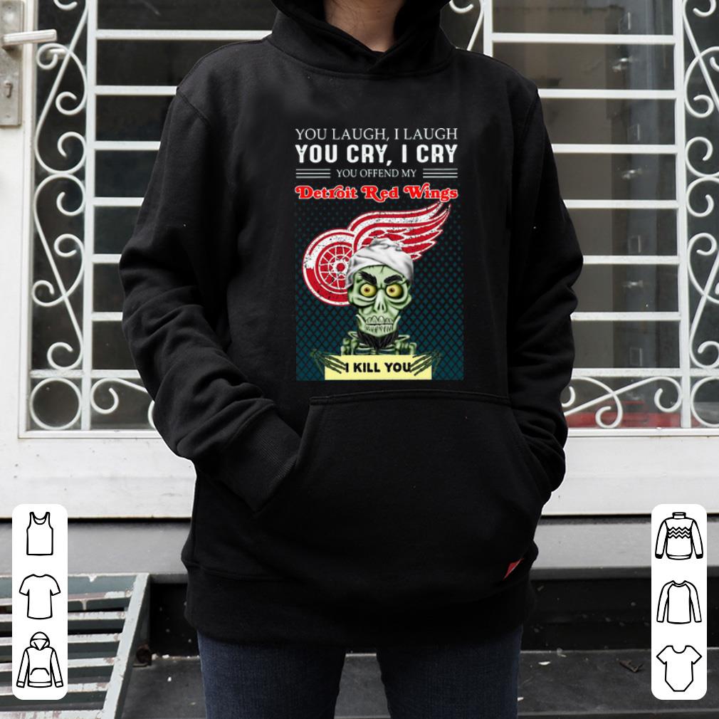Top Jeff Dunham You Offened My Detroit Red Wings I Kill You shirt 4 - Top Jeff Dunham You Offened My Detroit Red Wings I Kill You shirt