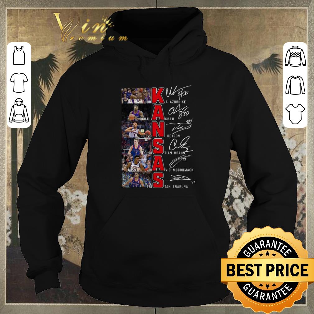Top Kansas Jayhawks Kansas signatures Udoka Azubuike Ochai Agbaji shirt sweater 4 - Top Kansas Jayhawks Kansas signatures Udoka Azubuike Ochai Agbaji shirt sweater
