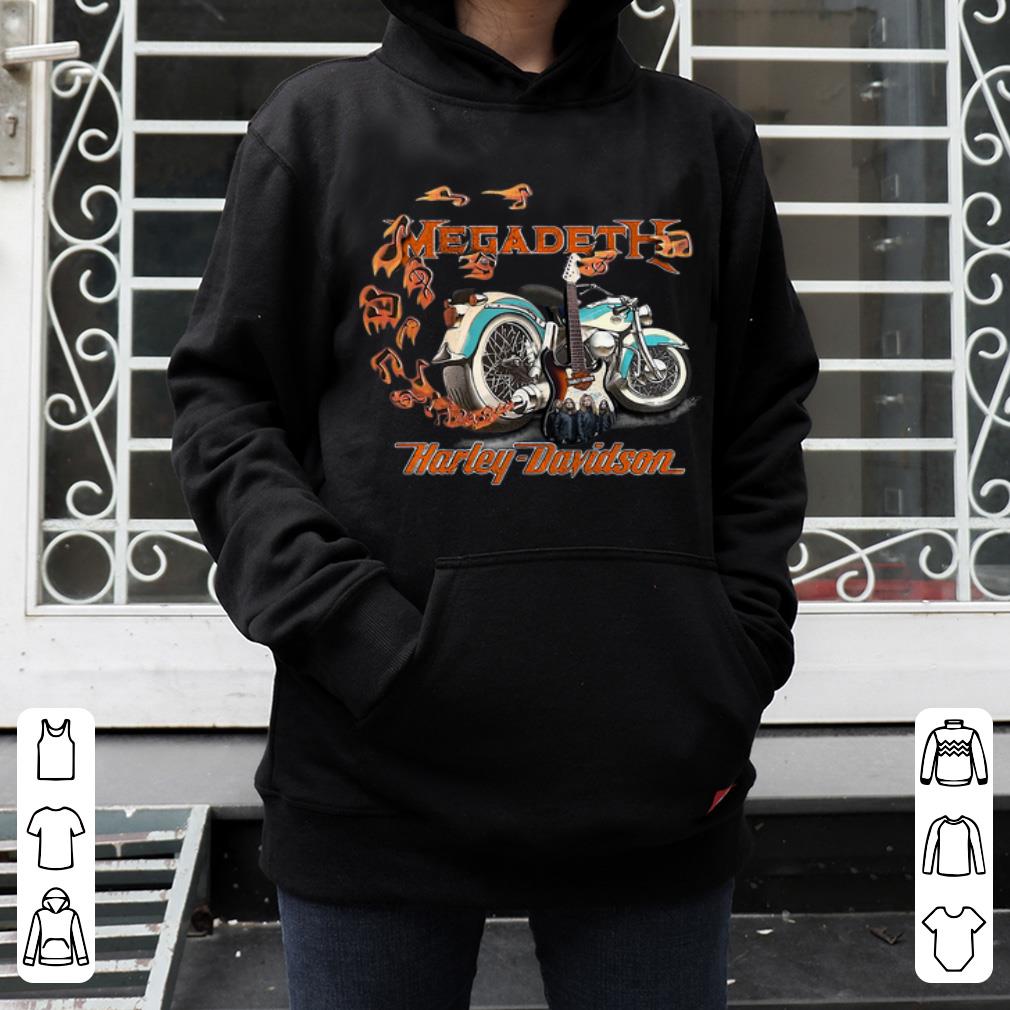 Top Megadeth Harley Davidson Motor Guitar shirt 4 - Top Megadeth Harley-Davidson Motor Guitar shirt