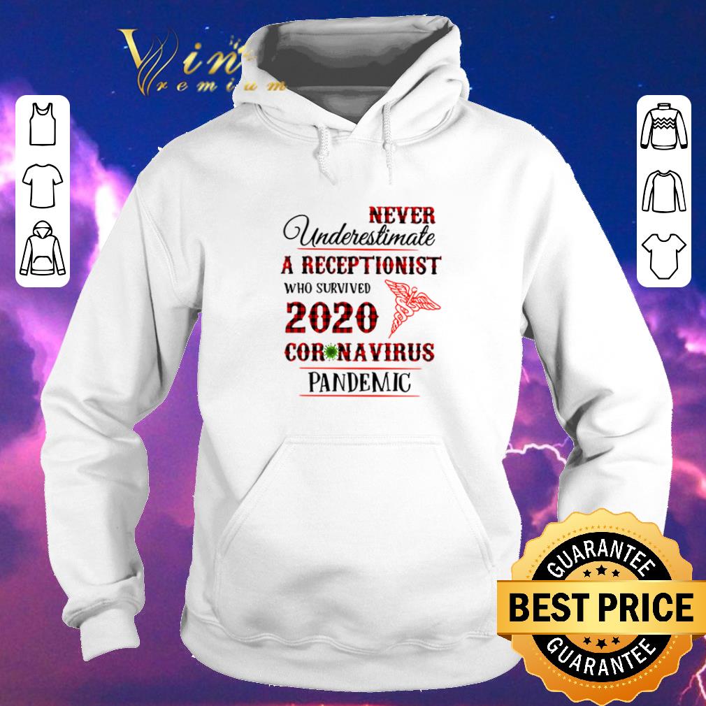 Top Never underestimate A Receptionist who survived 2020 coronavirus pandemic shirt sweater 4 - Top Never underestimate A Receptionist who survived 2020 coronavirus pandemic shirt sweater