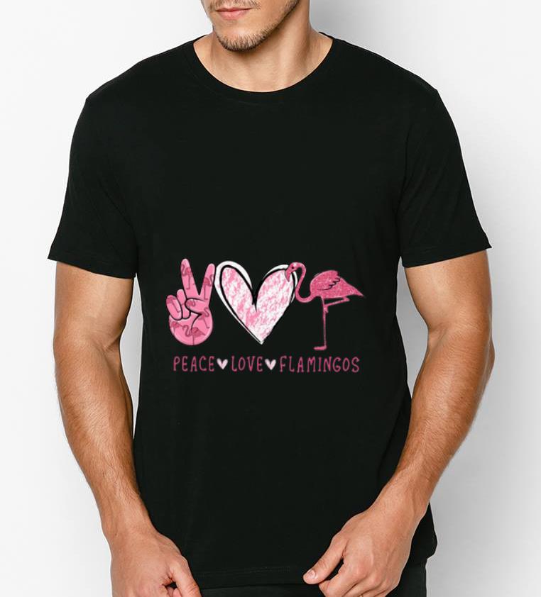 Top Peace Love Flamingos shirt 4 - Top Peace Love Flamingos shirt