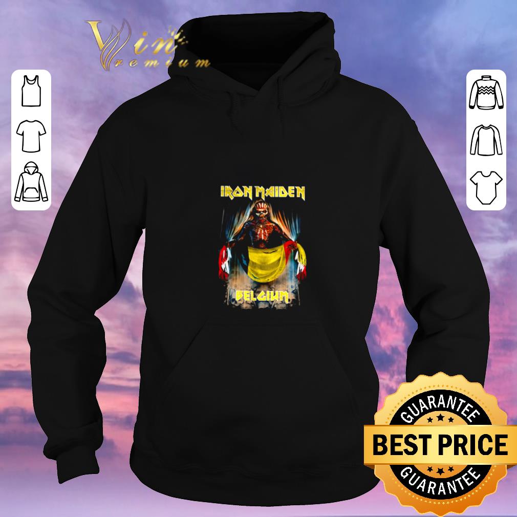 Top Skeleton Iron maiden Belgium flag shirt 4 - Top Skeleton Iron maiden Belgium flag shirt