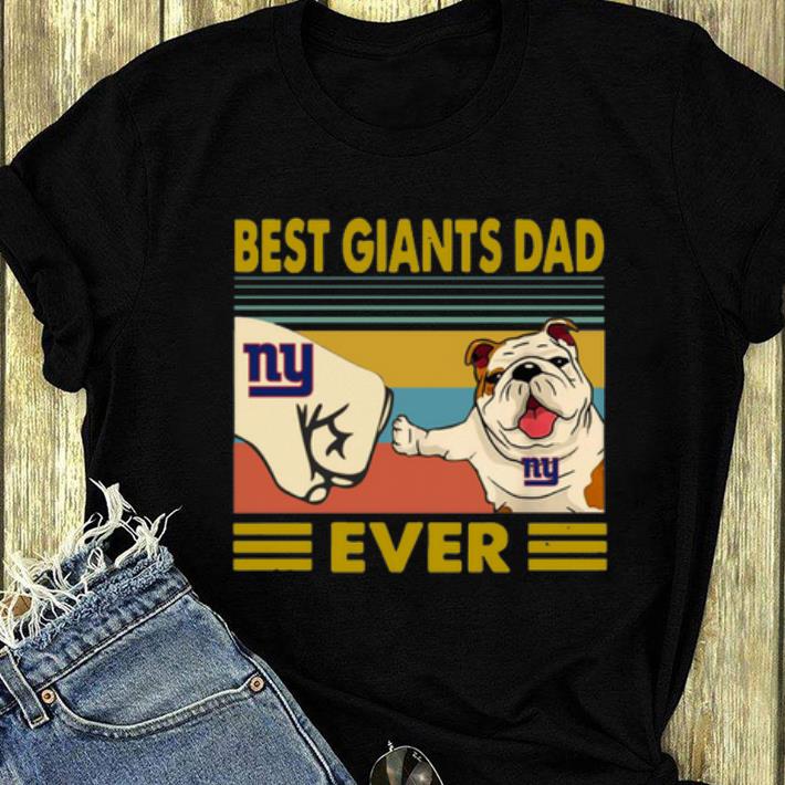 Top Vintage Best Giants Dad Pug Dog Ever shirt 4 - Top Vintage Best Giants Dad Pug Dog Ever shirt