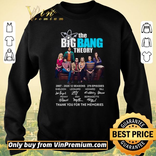 Premium The Big Bang Theory Thank You For The Memoried Signanuter 2007-2020 shirt sweater