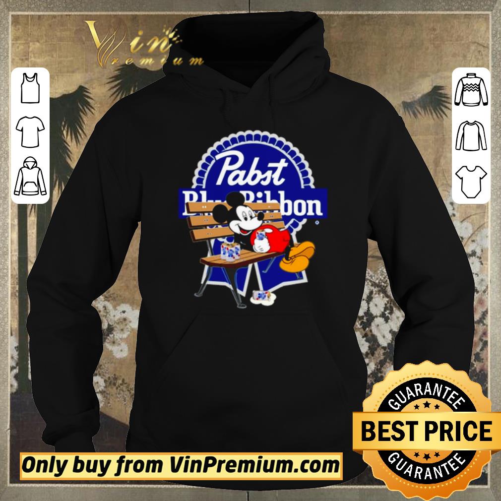 0075dd5b hot mickey mouse drink pabst blue ribbon shirt sweater 4 - Hot Mickey Mouse drink Pabst Blue Ribbon shirt sweater