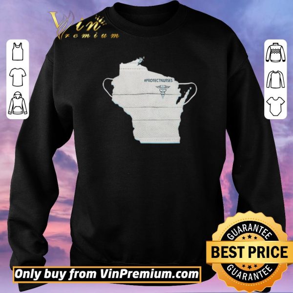 Premium Wisconsin Face Mask Protect Nurses shirt sweater