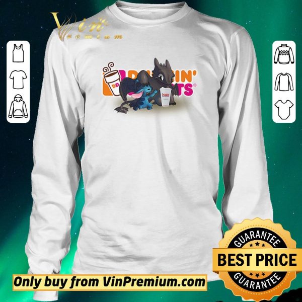 Official Stitch and Toothless Dunkin’ Donuts shirt sweater