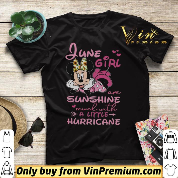 09263770 mickey mouse june girl are sunshine mixed with a little hurricane shirt sweater 4 - Mickey Mouse June Girl Are Sunshine Mixed With A Little Hurricane shirt sweater