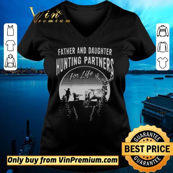 Funny father and daughter hunting partners for life shirt sweater