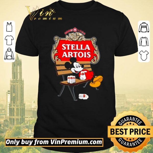 Hot Mickey Mouse drink Stella Artois shirt sweater