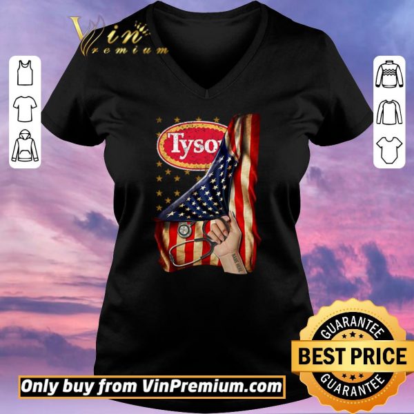 Nice America Flag Tyson Foods inside me shirt sweater