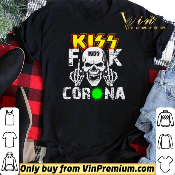 Skull Kiss fuck coronavirus shirt sweater