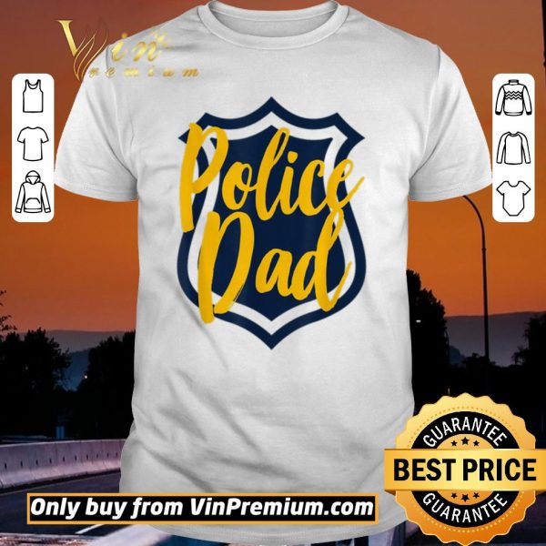 Top Mens Police Dad Cool Police Officer Cop Daddy Father Papa shirt sweater