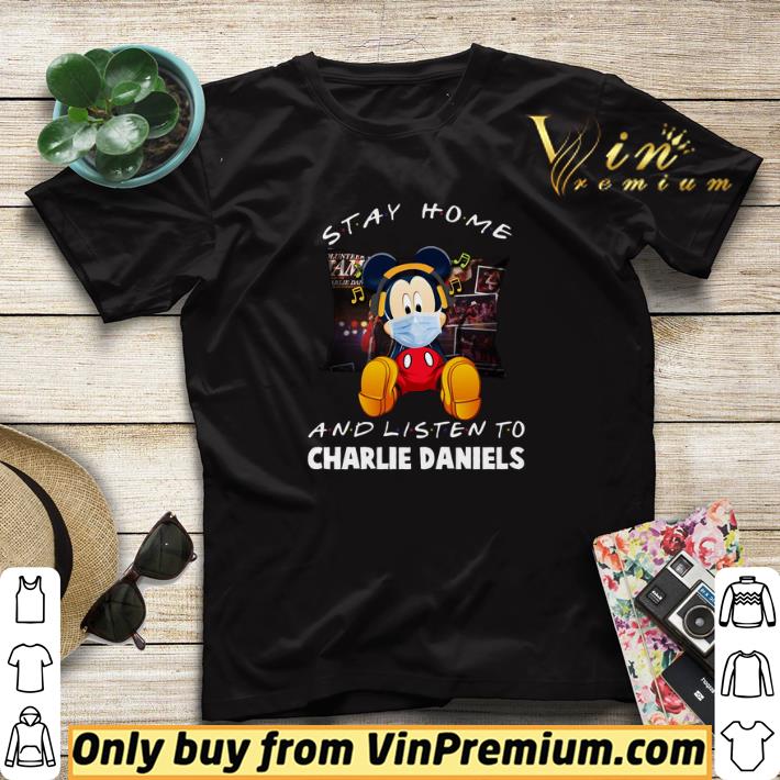1918c7a8 mickey mouse mask stay home and listen to charlie daniels shirt sweater 4 - Mickey Mouse Mask Stay Home And Listen To Charlie Daniels shirt sweater