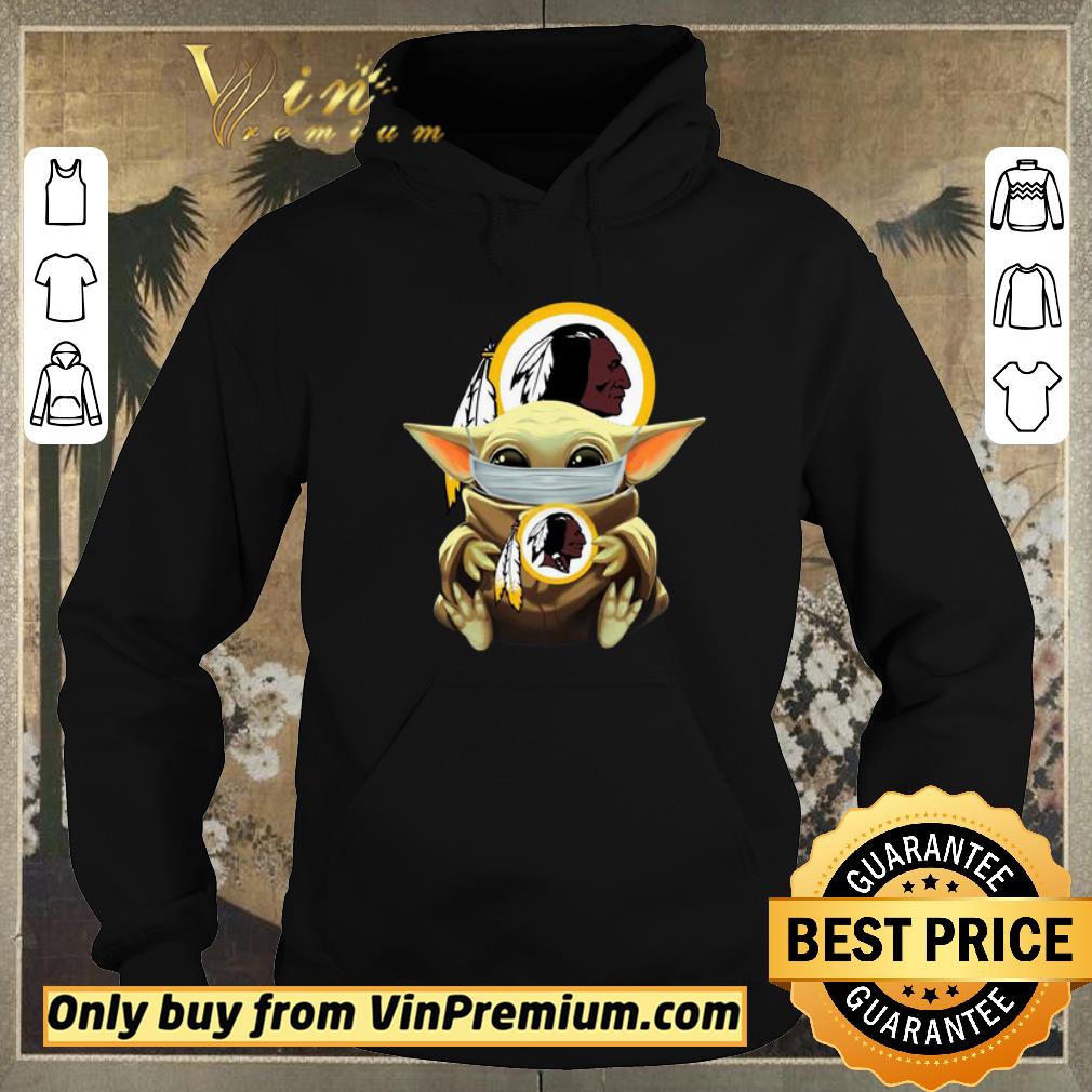 1e9ad133 premium baby yoda face mask washington redskins shirt sweater 4 - Premium Baby Yoda Face Mask Washington Redskins shirt sweater