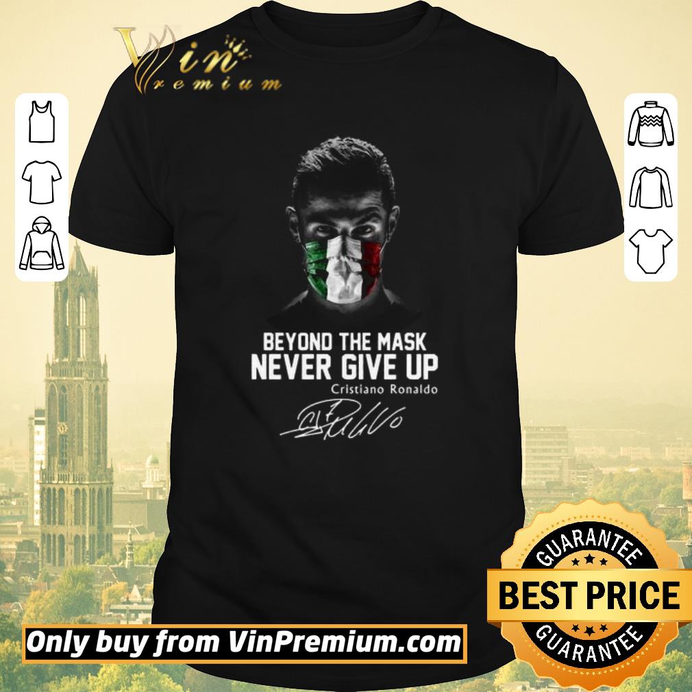 Hot Beyond the mask Never give up Cristiano Ronaldo signature shirt sweater