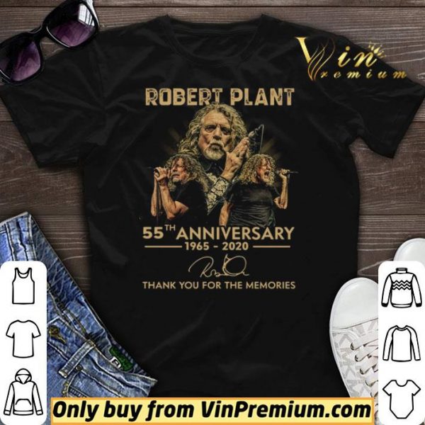 Robert Plant 55th Anniversary 1965 2020 Signature Thank You For The Memories shirt sweater
