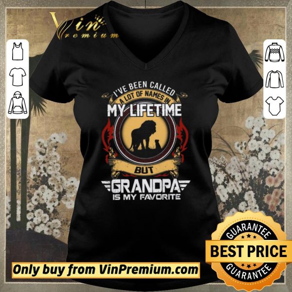 Awesome Tiger I’ve Been Called A Lot Of Names In My Lifetime But Grandpa Is My Favorite shirt sweater