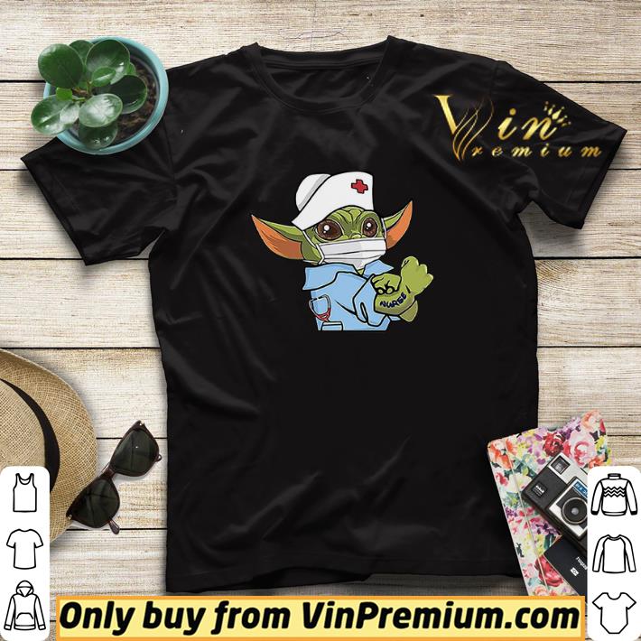 2c32cb02 baby yoda wearing scrub nurse strong shirt sweater 4 - Baby Yoda Wearing Scrub Nurse Strong shirt sweater
