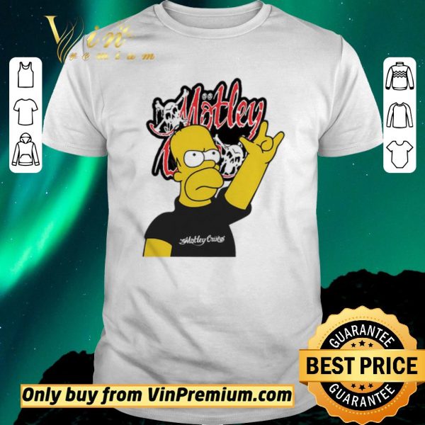 Premium Homer Simpson Motley crue shirt sweater