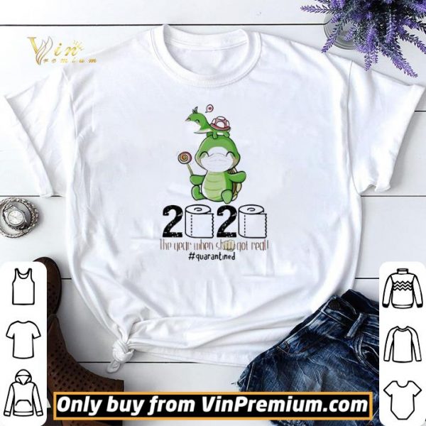 Turtle mom 2020 the year when shit got real quarantined toilet paper covid-19 shirt sweater