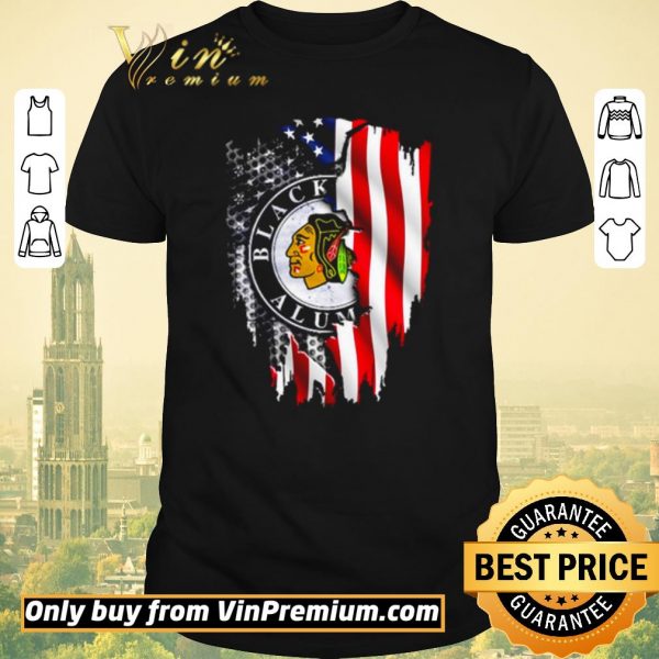 Funny Chicago Blackhawks Alumni American flag independence day shirt sweater