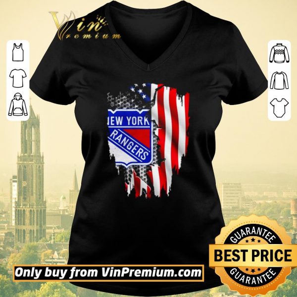 Pretty New York Rangers American flag independence day shirt sweater