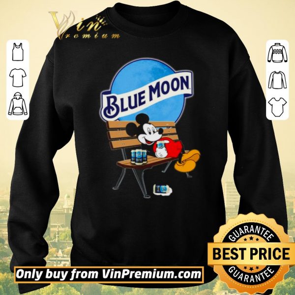 Nice Mickey Mouse drink Blue Moon shirt sweater