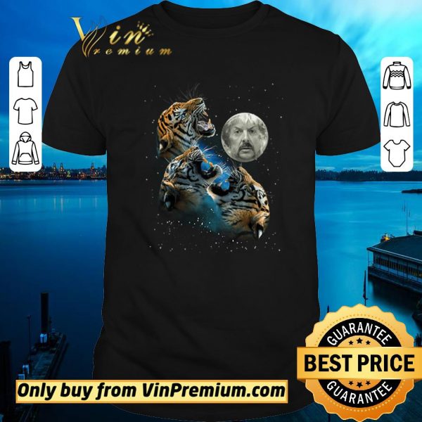 Funny Joe Exotic the moon and Tiger the galaxy shirt sweater
