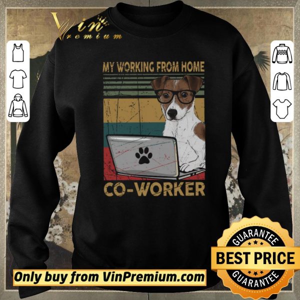 Nice Pit Bull Terrier My Working From Home Co Worker Vintage shirt sweater
