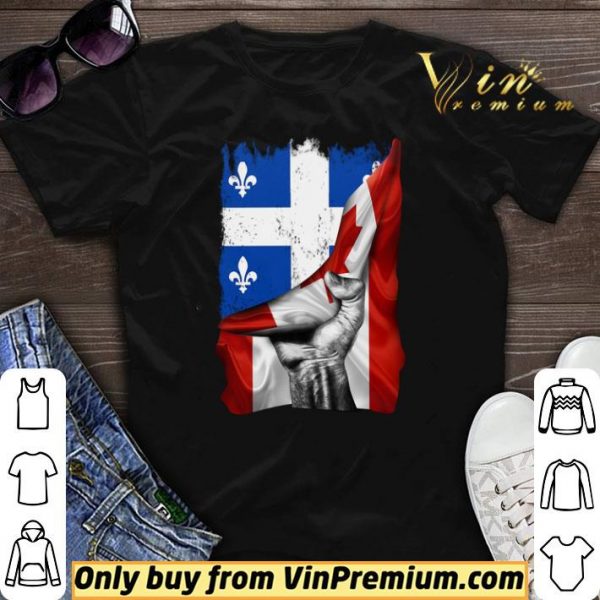 Quebec Canada flag shirt sweater