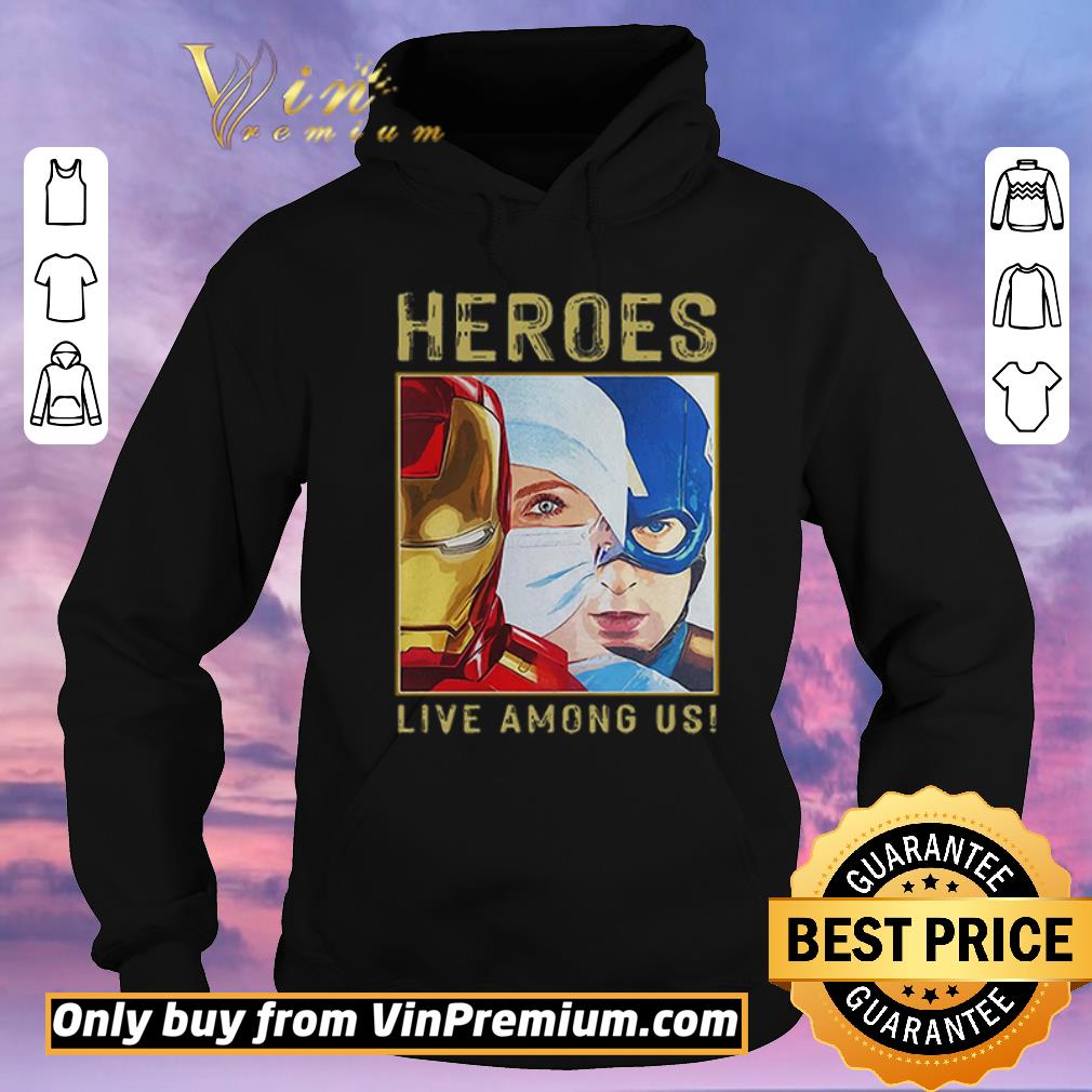 3d0bb204 official nurse heroes live among us shirt sweater 4 - Official Nurse Heroes Live among US shirt sweater