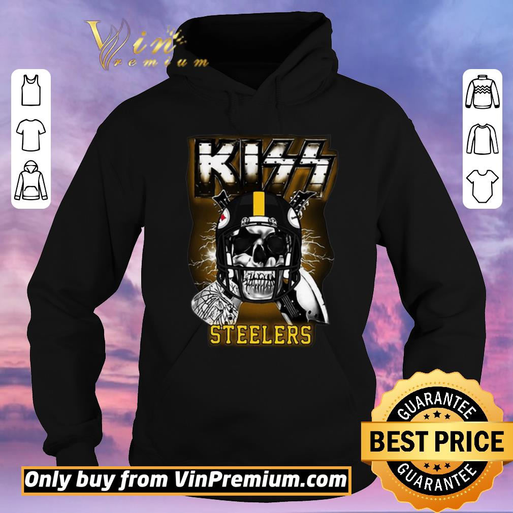 3d25731e funny skull kiss band pittsburgh steelers shirt sweater 4 - Funny Skull KISS Band Pittsburgh Steelers shirt sweater
