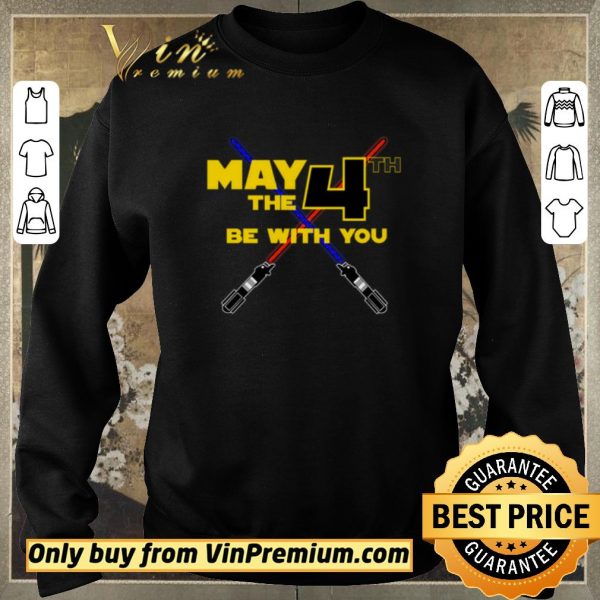 Funny Star wars May The 4th Be With You shirt sweater