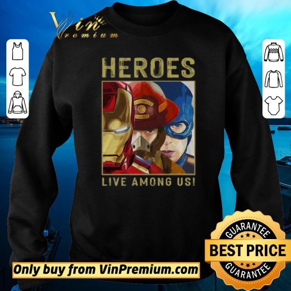 Premium Firefighter Heroes Live among US shirt sweater