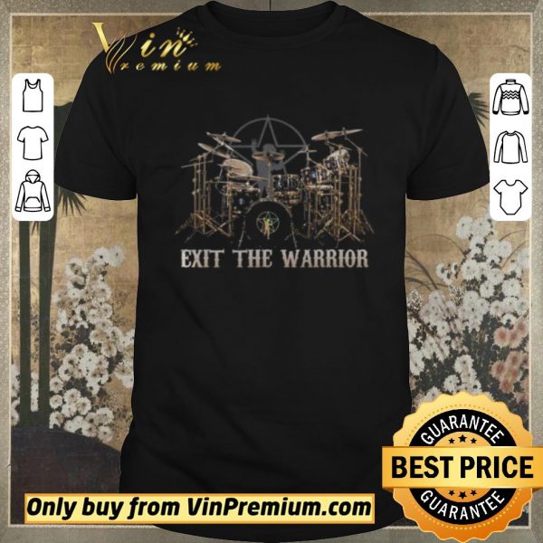 Official Neil Peart Drums Exit The Warrior shirt sweater