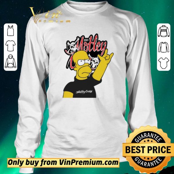 Premium Homer Simpson Motley crue shirt sweater