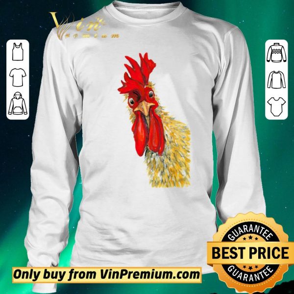 Original Chicken Rooster Watercolor shirt sweater