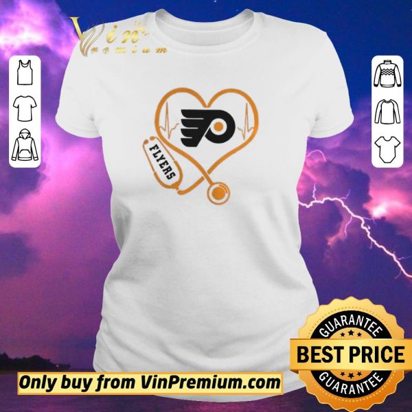 Pretty Heart Nurse Flyers shirt sweater