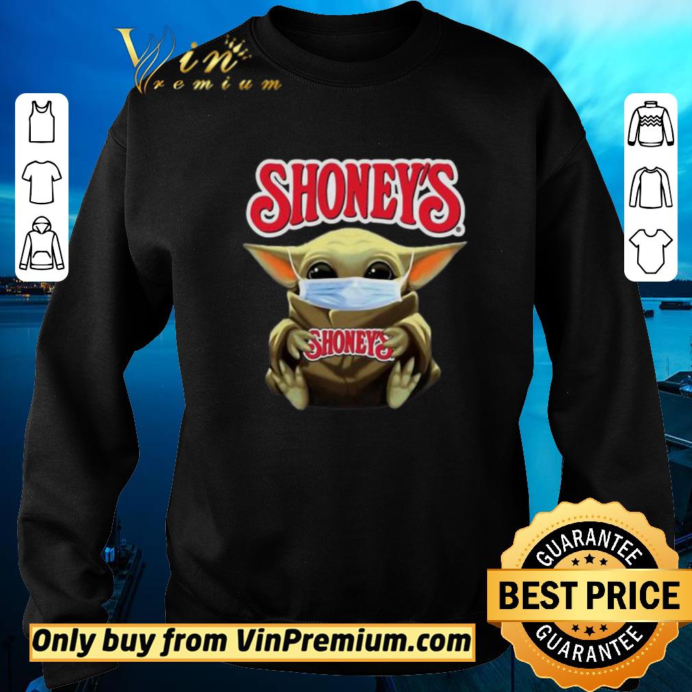 Funny Star Wars Baby Yoda Hug Shoney’s Covid-19 shirt sweater Funny Star Wars Baby Yoda Hug Shoney’s Covid-19 shirt sweater