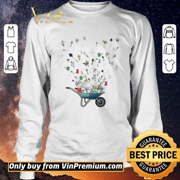 Nice Wheelbarrow garden flying shirt sweater