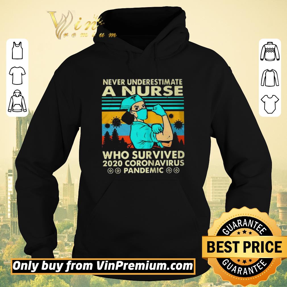 4a6a957c official never underestimate a nurse who survived 2020 coronavirus vintage shirt sweater 4 - Official Never underestimate a nurse who survived 2020 Coronavirus vintage shirt sweater