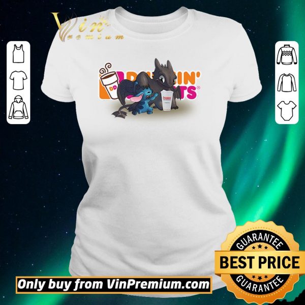 Official Stitch and Toothless Dunkin’ Donuts shirt sweater
