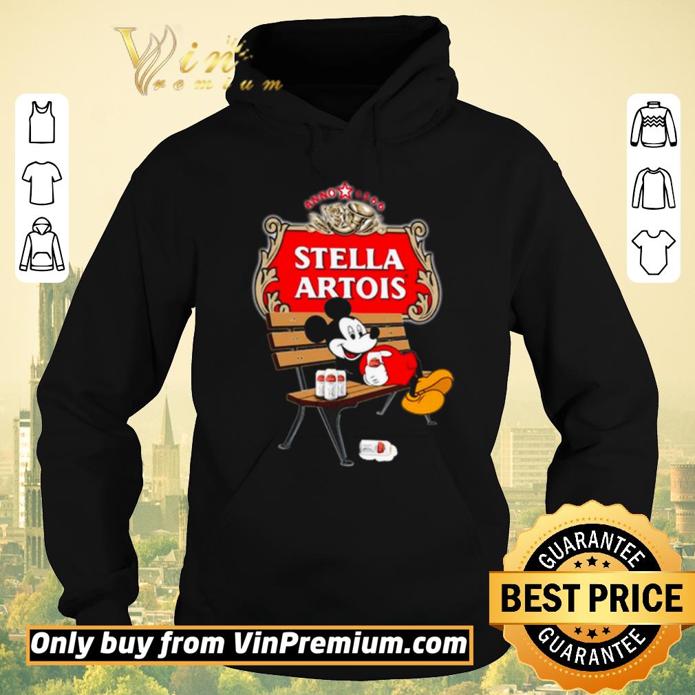 Hot Mickey Mouse drink Stella Artois shirt sweater 51c35d76 hot mickey mouse drink stella artois shirt sweater 4 - Hot Mickey Mouse drink Stella Artois shirt sweater