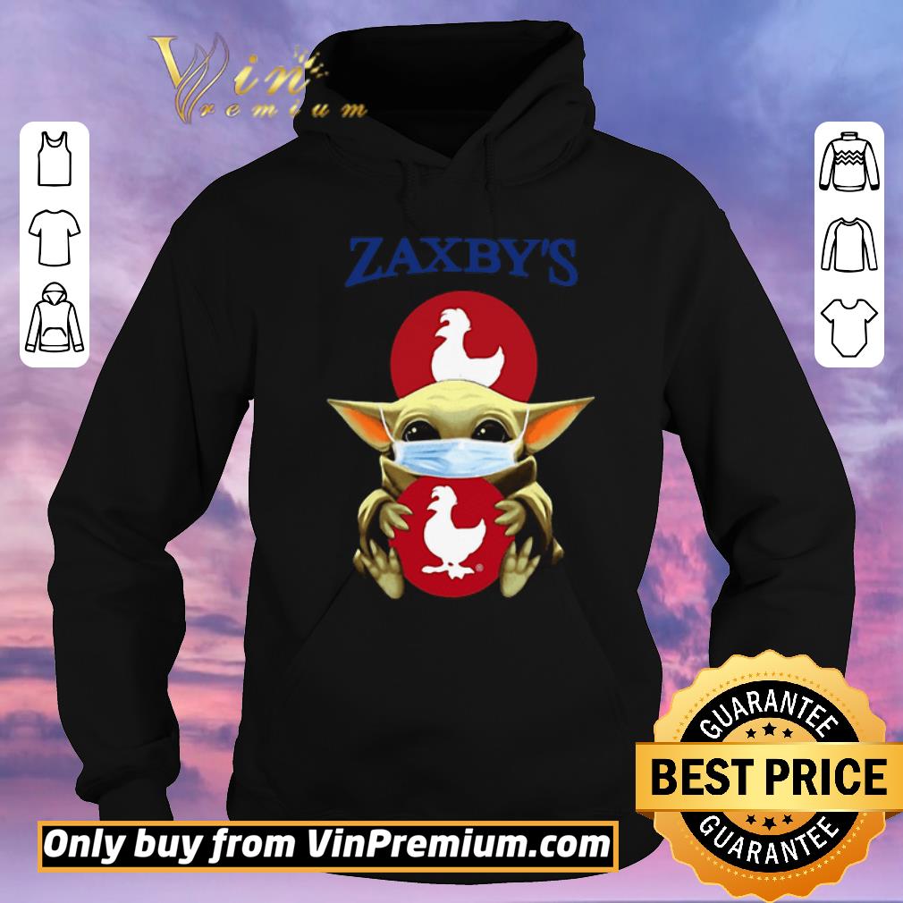 51e7cd1d hot baby yoda mask hug zaxby s shirt sweater 4 - Hot Baby Yoda Mask Hug Zaxby’s shirt sweater