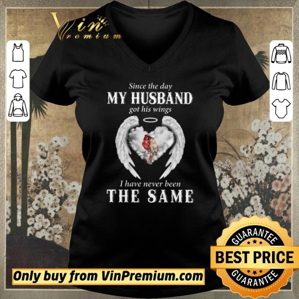 Hot Sparrows Angel Since The Day My Husband Got His Wings I Have Never Been The Same shirt sweater