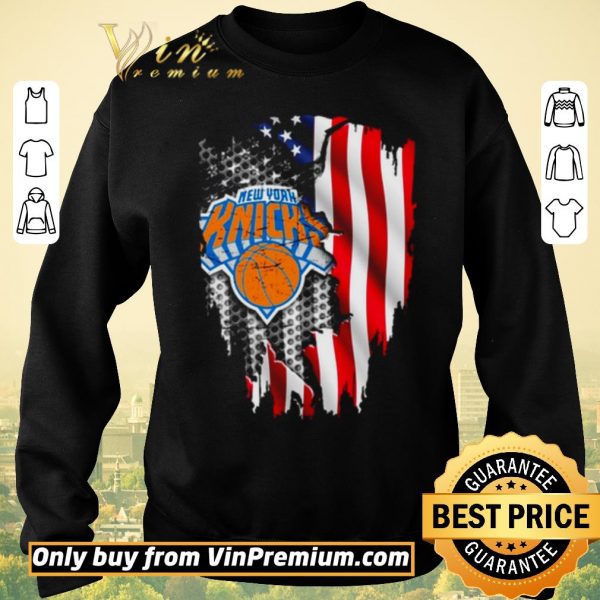 Official New York Knicks American Flag shirt sweater