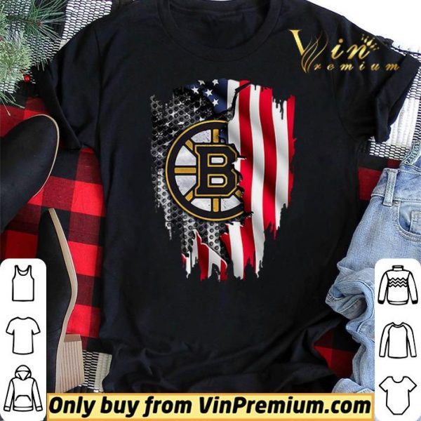 Boston Bruins American Flag shirt sweater