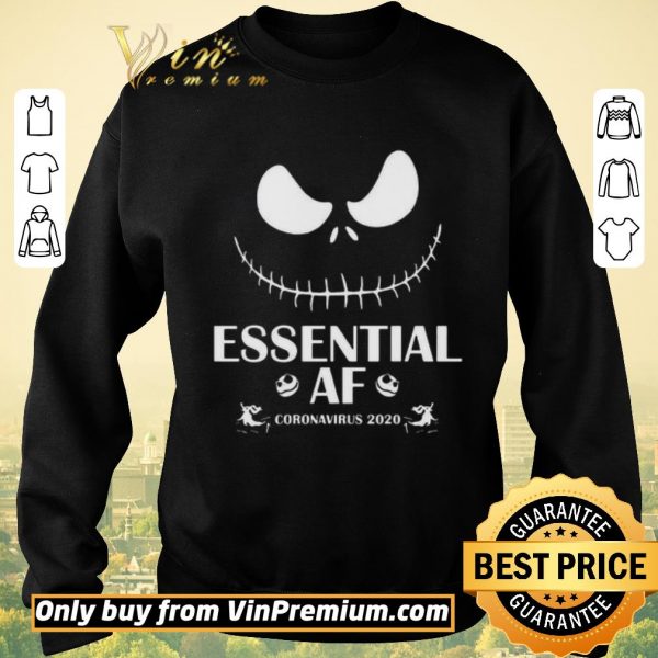 Original Jack Skellington Essential Af Coronavirus 2020 shirt sweater