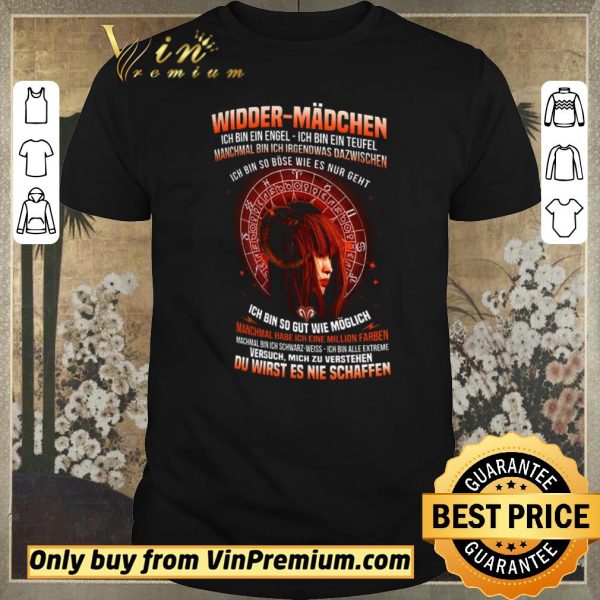 Original Widder Mädchen Ich Bin Ein Engel Ich Bin Ein Teufel Manchmal Bin shirt sweater